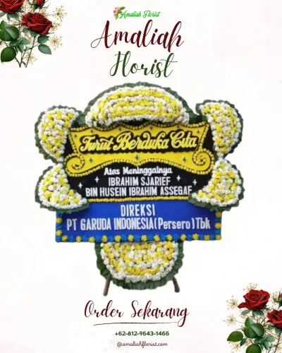 Papan Bunga Duka di Jogoyudan